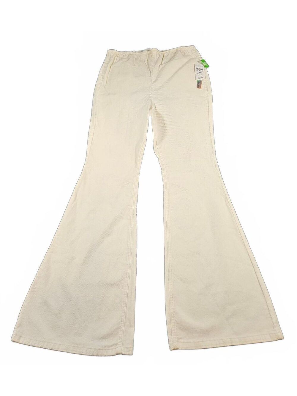 Tinseltown Women's Hi-Rise Flare Fashion Denim Pants Cream Size 13